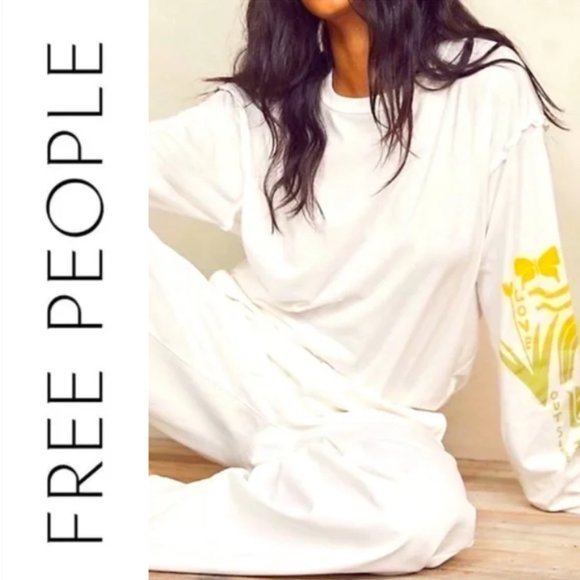 Free People Tops - FREE PEOPLE Intimately Sleeve Stories Bodysuit Women’s Medium white NWT